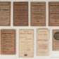 1895-1921 GROUP of 12 AMERICAN STATES FOLDING MAPS BOOKLETS antique AMERICANA