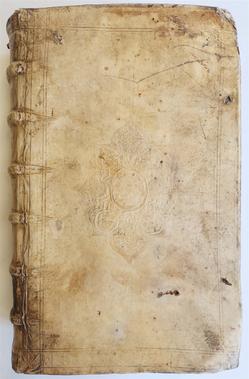 1624 HIPPOCRATES OPERA OMNIA antique VELLUM BOUND MASSIVE FOLIO in LATIN & GREEK