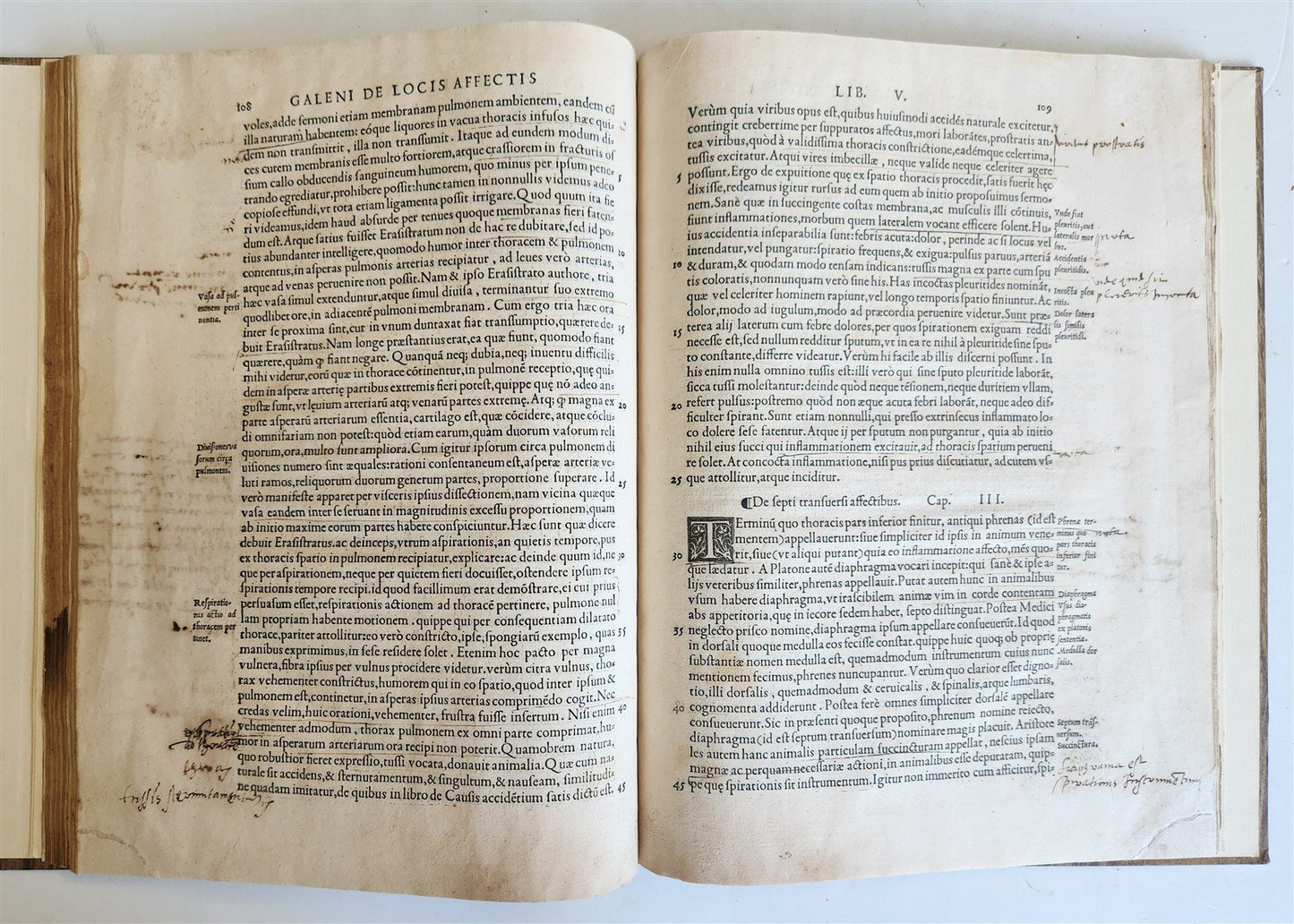 1539 GALEN WORK on PATHOLOGY CHOLERA HYDROPHOBIA MALARIA antique FOLIO 16th CENT