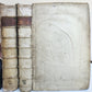 1699 HISTORY of CHURCH 2 VELLUM MASSIVE FOLIOS antique Historie De L'Eglise