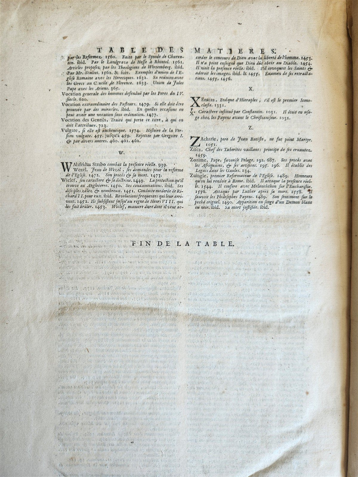 1699 HISTORY of CHURCH 2 VELLUM MASSIVE FOLIOS antique Historie De L'Eglise