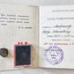 1981 RUSSIAN SILVER 50 YEARS in SOVIET COMMUNIST PARTY BADGE w/ ID KIEV UKRAINE