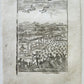 1686 TOBACCO PLANTATION IN CARIBBEAN ISLANDS West Indies ANTIQUE engraving