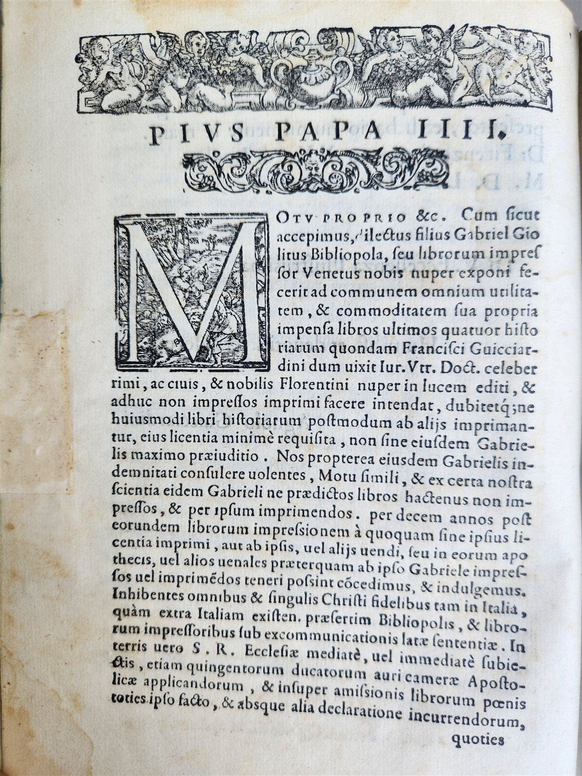 1564-1590 DEL' HISTORIA D'ITALIA by Francesco Guicciardini antique 2 vellum VOLS