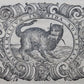 1583 THESAURI CONCIONATORUM by T. Trujillo antique BLIND TOOLED PIGSKIN BINDING