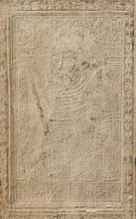 1583 THESAURI CONCIONATORUM by T. Trujillo antique BLIND TOOLED PIGSKIN BINDING