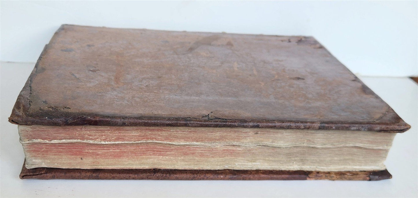 1752 PICTURE BIBLE antique History of Old & New Testaments ILLUSTRATED in French