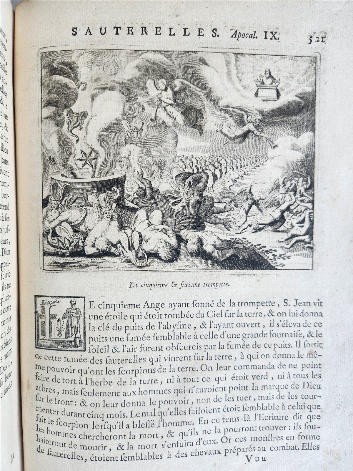1752 PICTURE BIBLE antique History of Old & New Testaments ILLUSTRATED in French