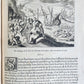 1752 PICTURE BIBLE antique History of Old & New Testaments ILLUSTRATED in French