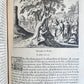 1752 PICTURE BIBLE antique History of Old & New Testaments ILLUSTRATED in French