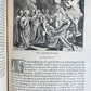 1752 PICTURE BIBLE antique History of Old & New Testaments ILLUSTRATED in French