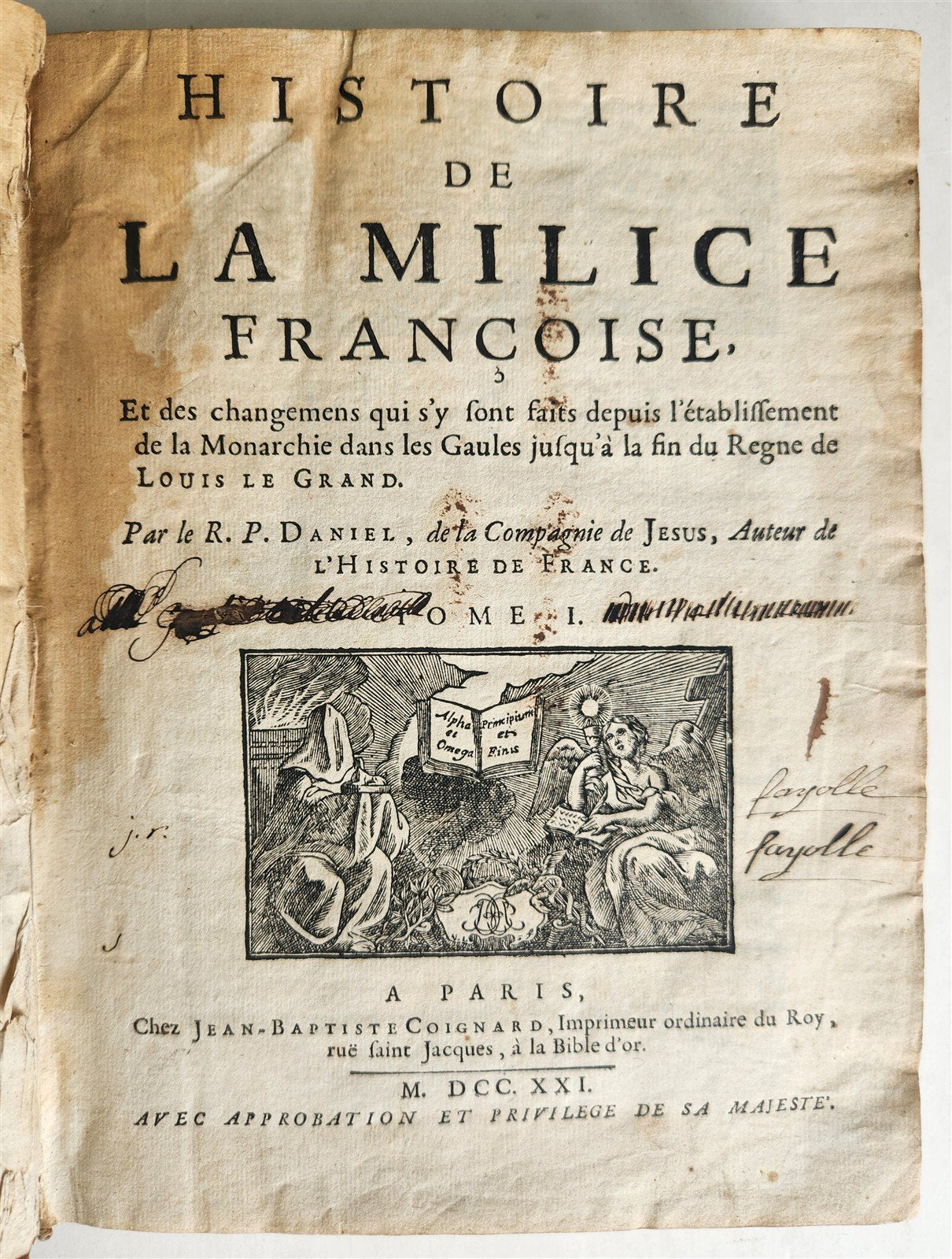 1721 FRENCH ARMY EVOLUTION ILLUSTRATED antique HISTOIRE DE LA MILICE FRANCOISE