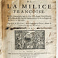 1721 FRENCH ARMY EVOLUTION ILLUSTRATED antique HISTOIRE DE LA MILICE FRANCOISE