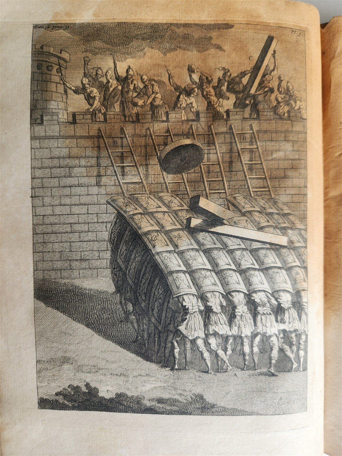 1721 FRENCH ARMY EVOLUTION ILLUSTRATED antique HISTOIRE DE LA MILICE FRANCOISE