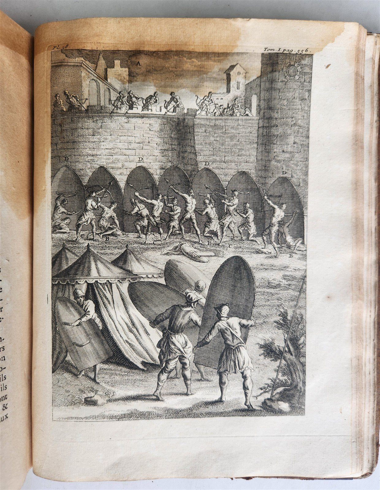1721 FRENCH ARMY EVOLUTION ILLUSTRATED antique HISTOIRE DE LA MILICE FRANCOISE