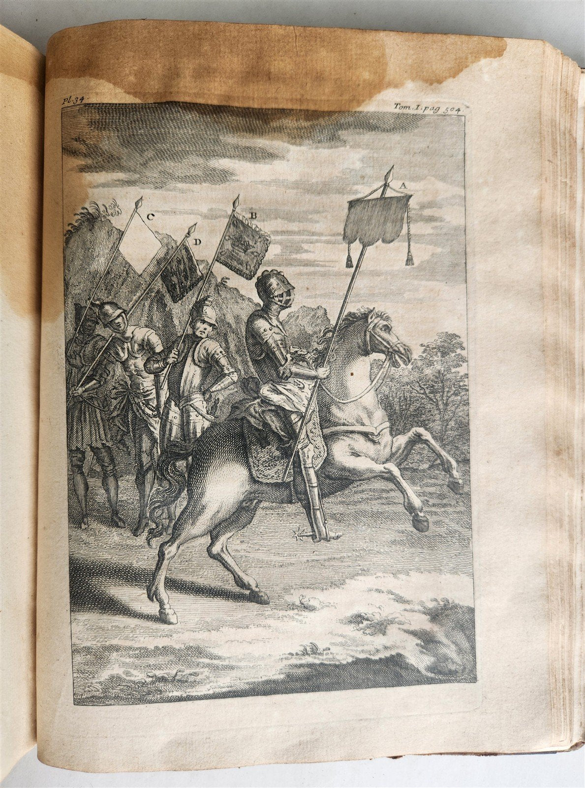 1721 FRENCH ARMY EVOLUTION ILLUSTRATED antique HISTOIRE DE LA MILICE FRANCOISE