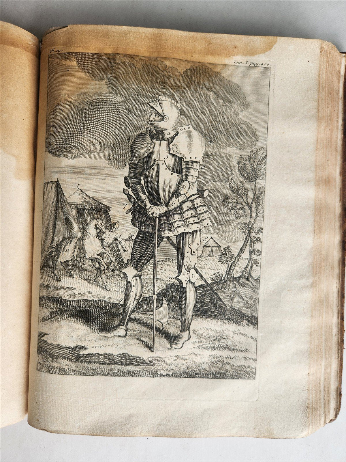 1721 FRENCH ARMY EVOLUTION ILLUSTRATED antique HISTOIRE DE LA MILICE FRANCOISE