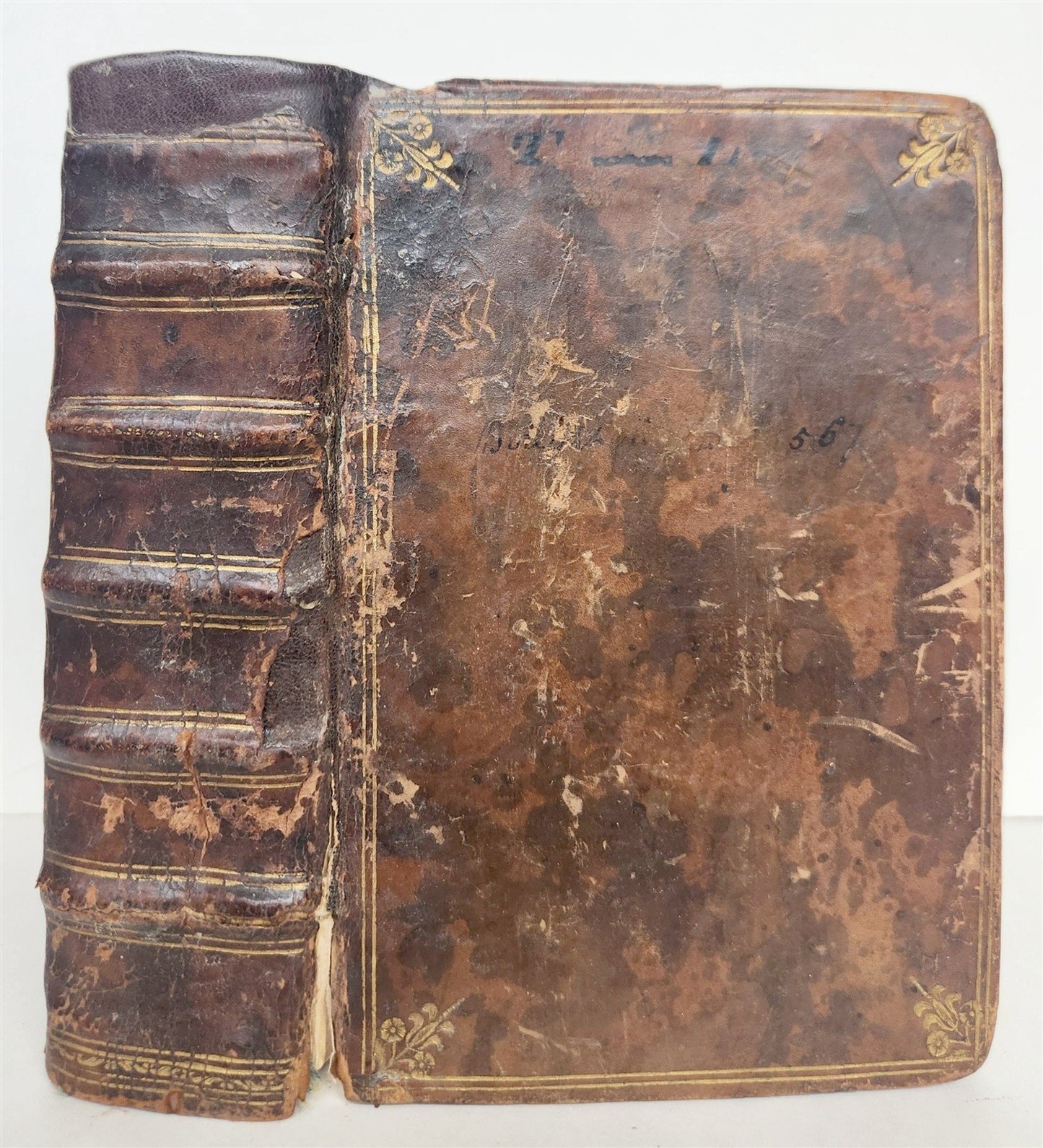 1566 BIBLE in LATIN ILLUSTRATED w/ FOLDING MAPS antique BIBLIA SACRA