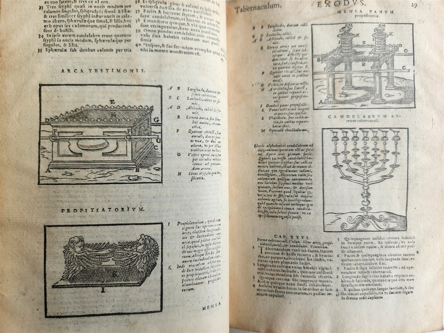 1566 BIBLE in LATIN ILLUSTRATED w/ FOLDING MAPS antique BIBLIA SACRA