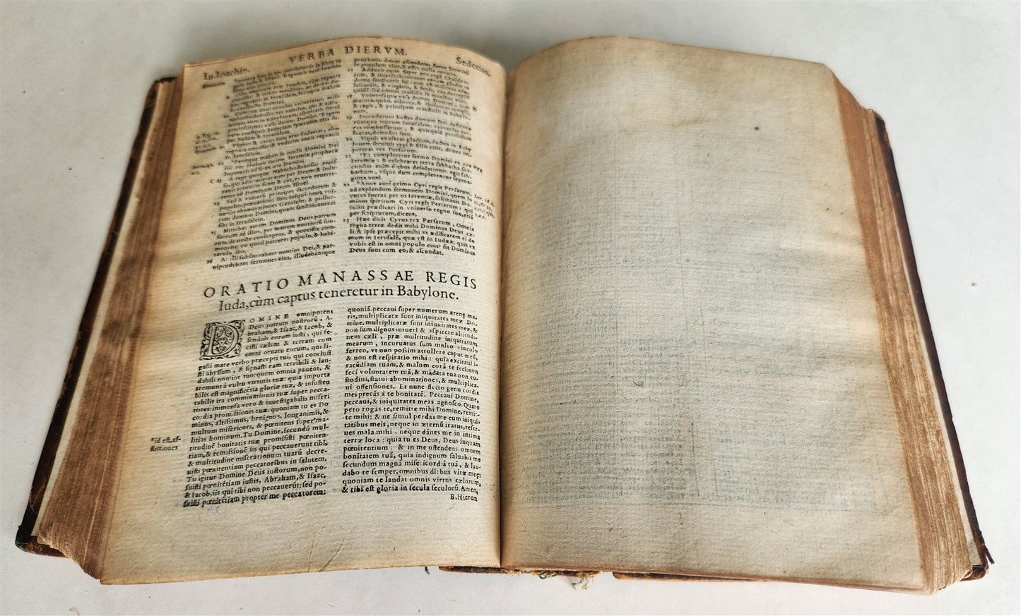 1566 BIBLE in LATIN ILLUSTRATED w/ FOLDING MAPS antique BIBLIA SACRA