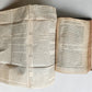 1566 BIBLE in LATIN ILLUSTRATED w/ FOLDING MAPS antique BIBLIA SACRA