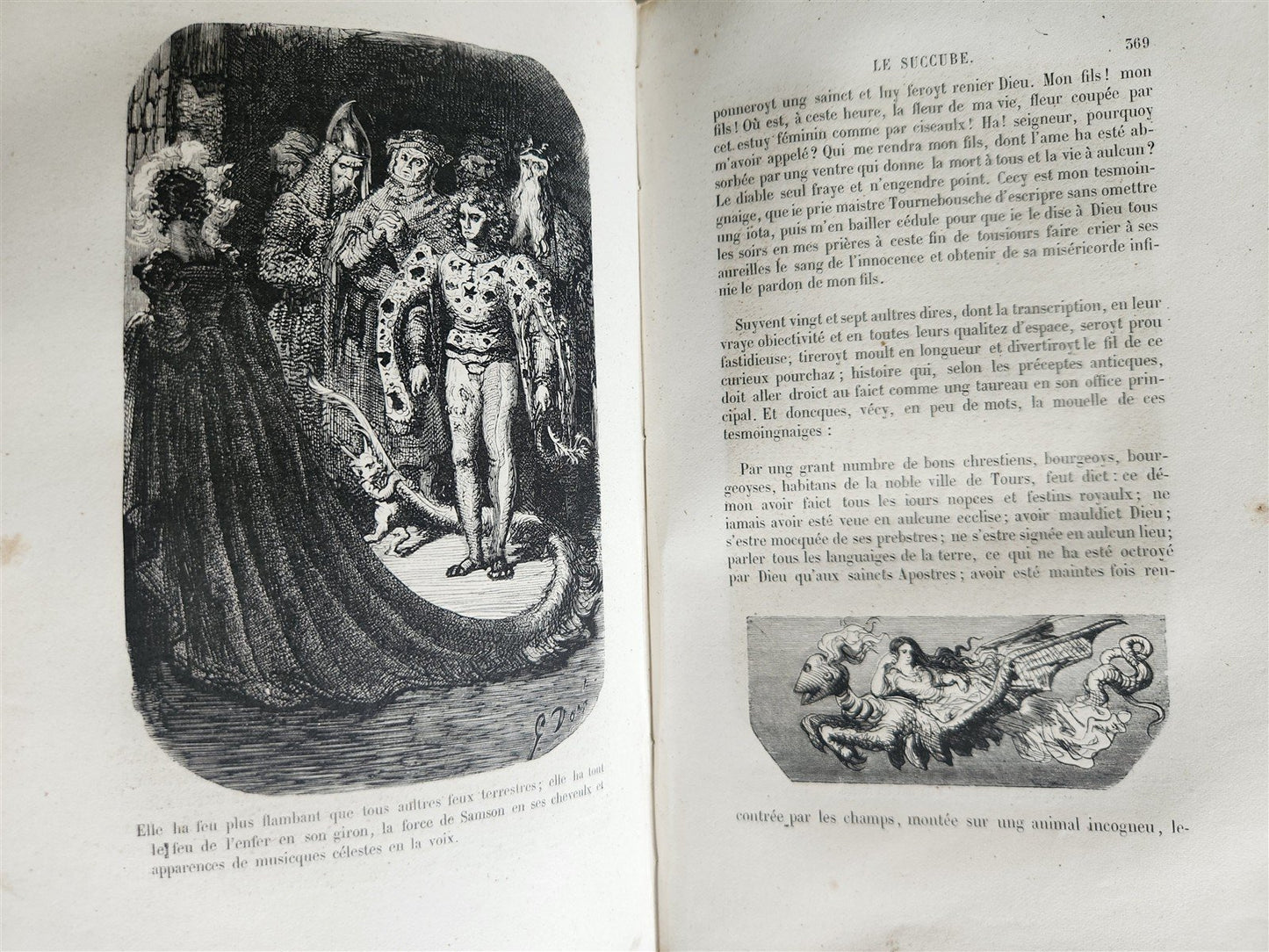 1870s BALZAC ILLUSTRATED by GUSTAVE DORE antique