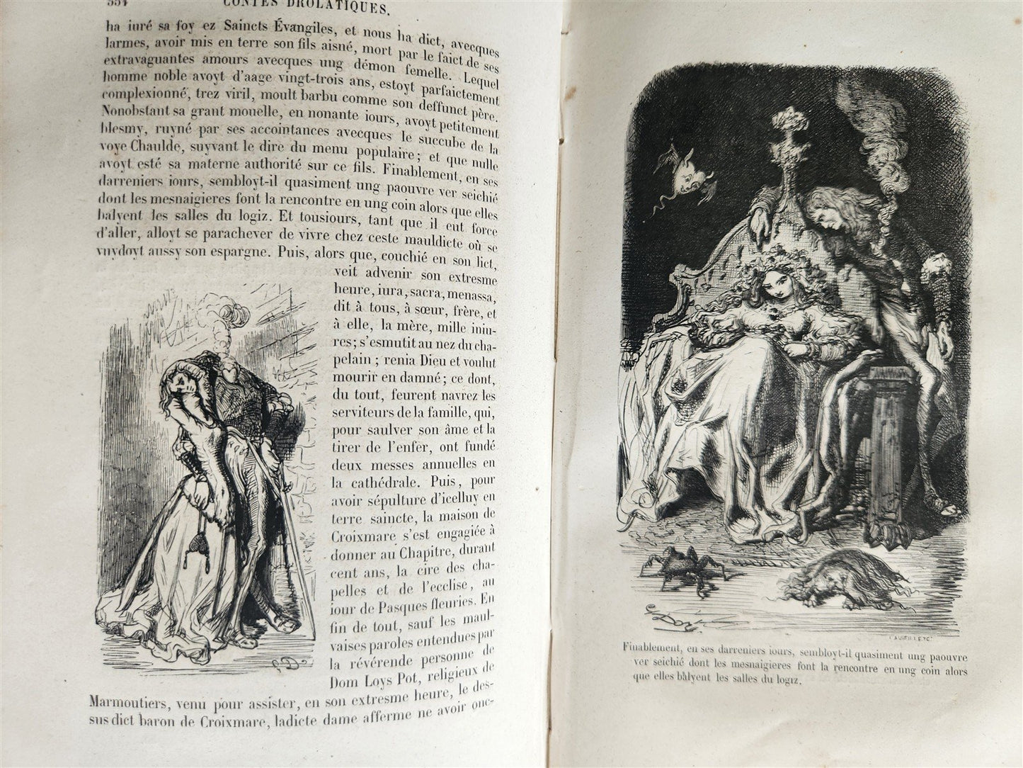1870s BALZAC ILLUSTRATED by GUSTAVE DORE antique