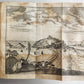 1656 HISPANIAE et LUSITANIAE antique ILLUSTRATED w/ MAPS vellum binding w/clasps