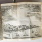 1656 HISPANIAE et LUSITANIAE antique ILLUSTRATED w/ MAPS vellum binding w/clasps