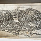 1656 HISPANIAE et LUSITANIAE antique ILLUSTRATED w/ MAPS vellum binding w/clasps