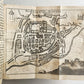1656 HISPANIAE et LUSITANIAE antique ILLUSTRATED w/ MAPS vellum binding w/clasps