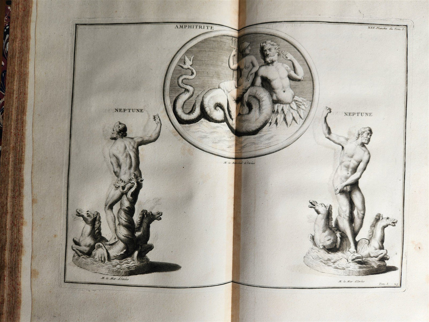 1719-24 MONTFAUCON ILLUSTRATED MONUMENTAL WORK on CLASSICAL ARCHEOLOGY 15 VOLS