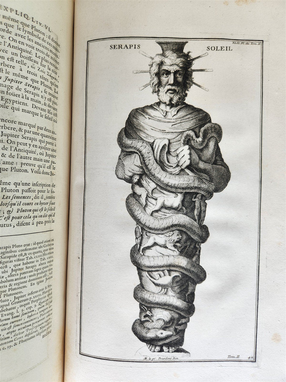 1719-24 MONTFAUCON ILLUSTRATED MONUMENTAL WORK on CLASSICAL ARCHEOLOGY 15 VOLS