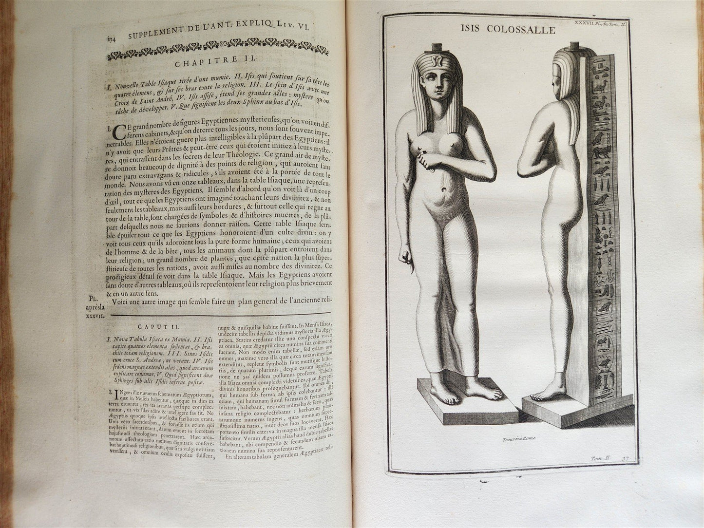 1719-24 MONTFAUCON ILLUSTRATED MONUMENTAL WORK on CLASSICAL ARCHEOLOGY 15 VOLS