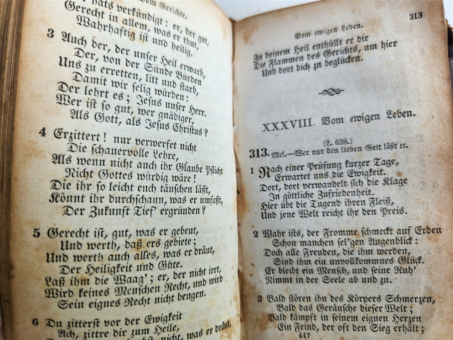 1837 PENNSYLVANIA GERMAN HYMNBOOK EVANGRLISCHE LIEDER-SAMMLUNG ANTIQUE