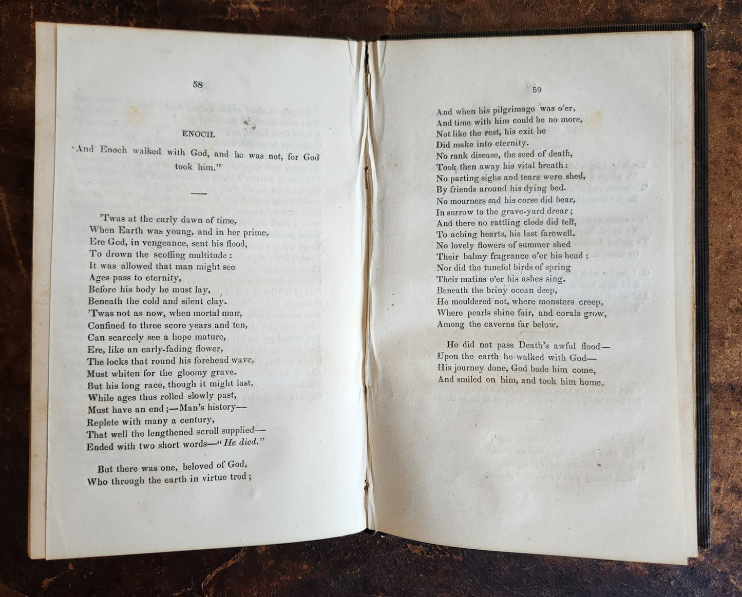 1841 POETRY by by C.S. PERCIVAL antique HOURS OF MUSING COLLECTION OF POEMS