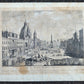 1795 DOMENICO PRONTI ENGRAVING VEDUTA DELLA PIAZZA NAVONA ORIGINAL antique