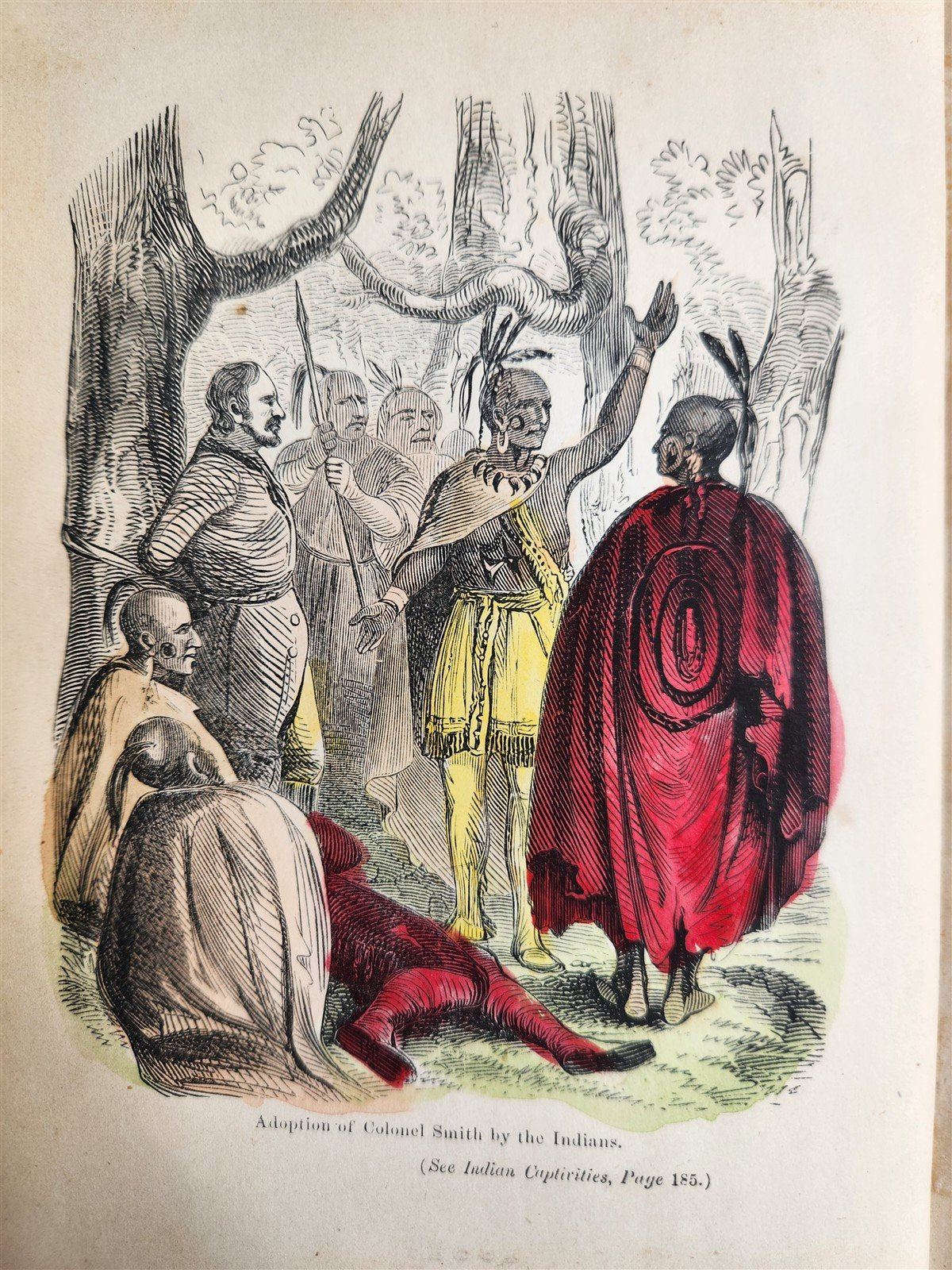 1851 INDIAN WARS IN UNITED STATES by John Frost antique AMERICANA illustrated