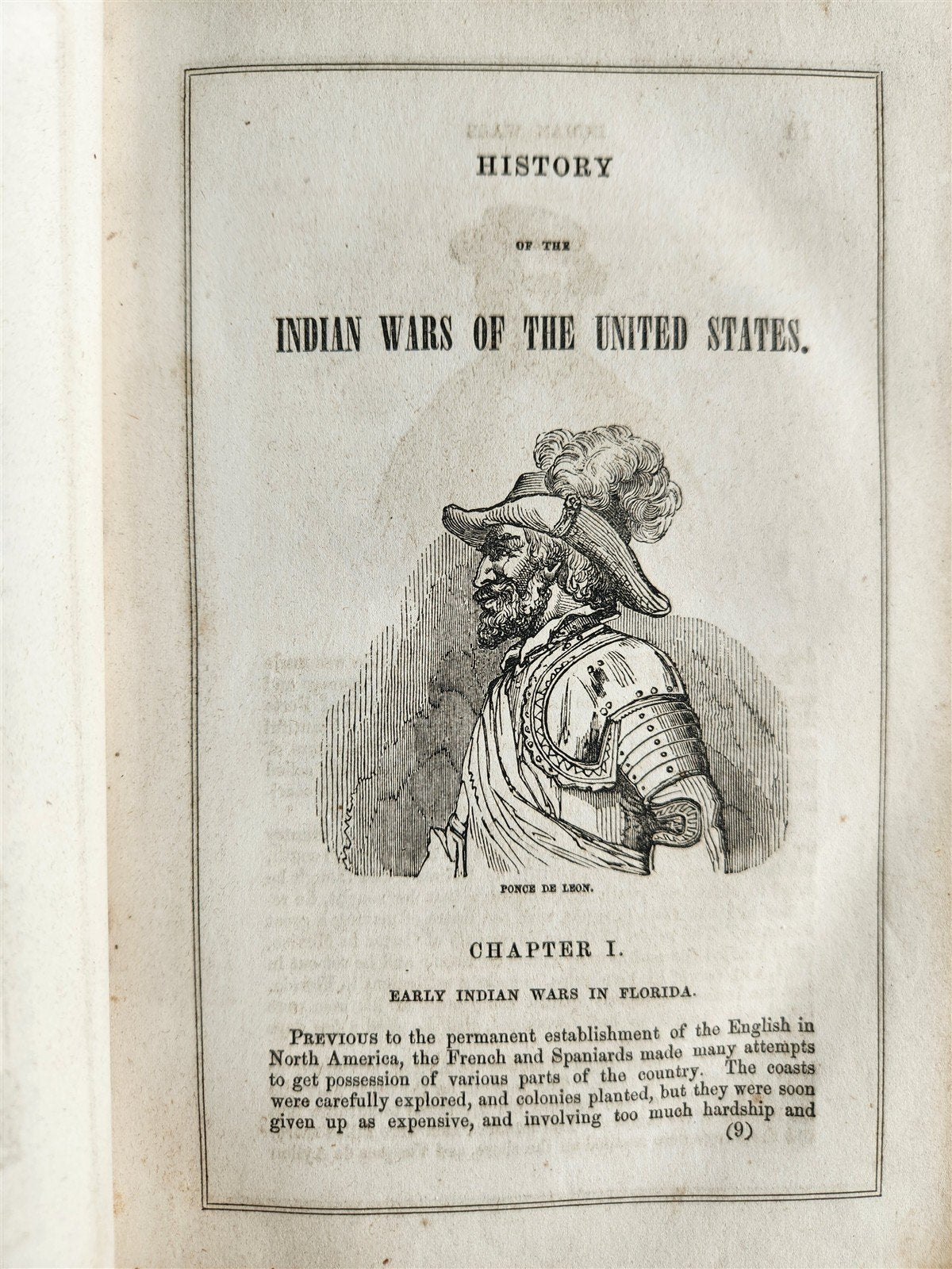 1851 INDIAN WARS IN UNITED STATES by John Frost antique AMERICANA illustrated