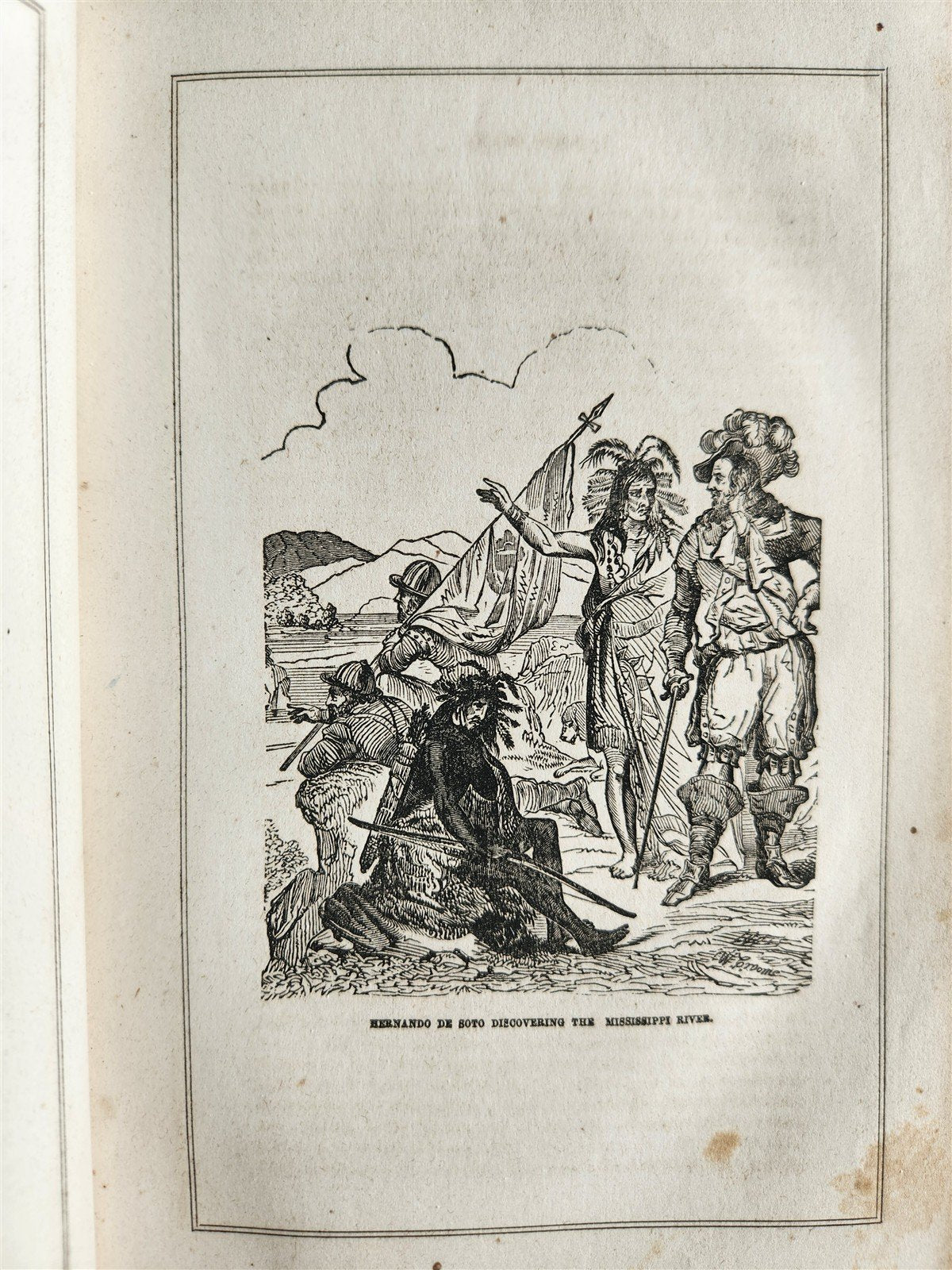 1851 INDIAN WARS IN UNITED STATES by John Frost antique AMERICANA illustrated