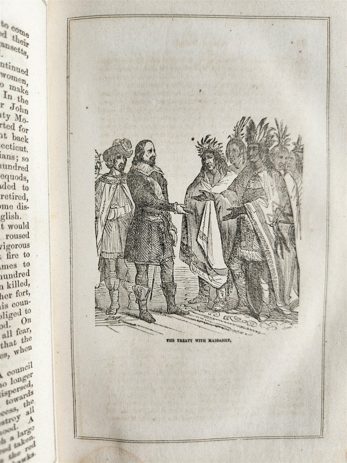 1851 INDIAN WARS IN UNITED STATES by John Frost antique AMERICANA illustrated