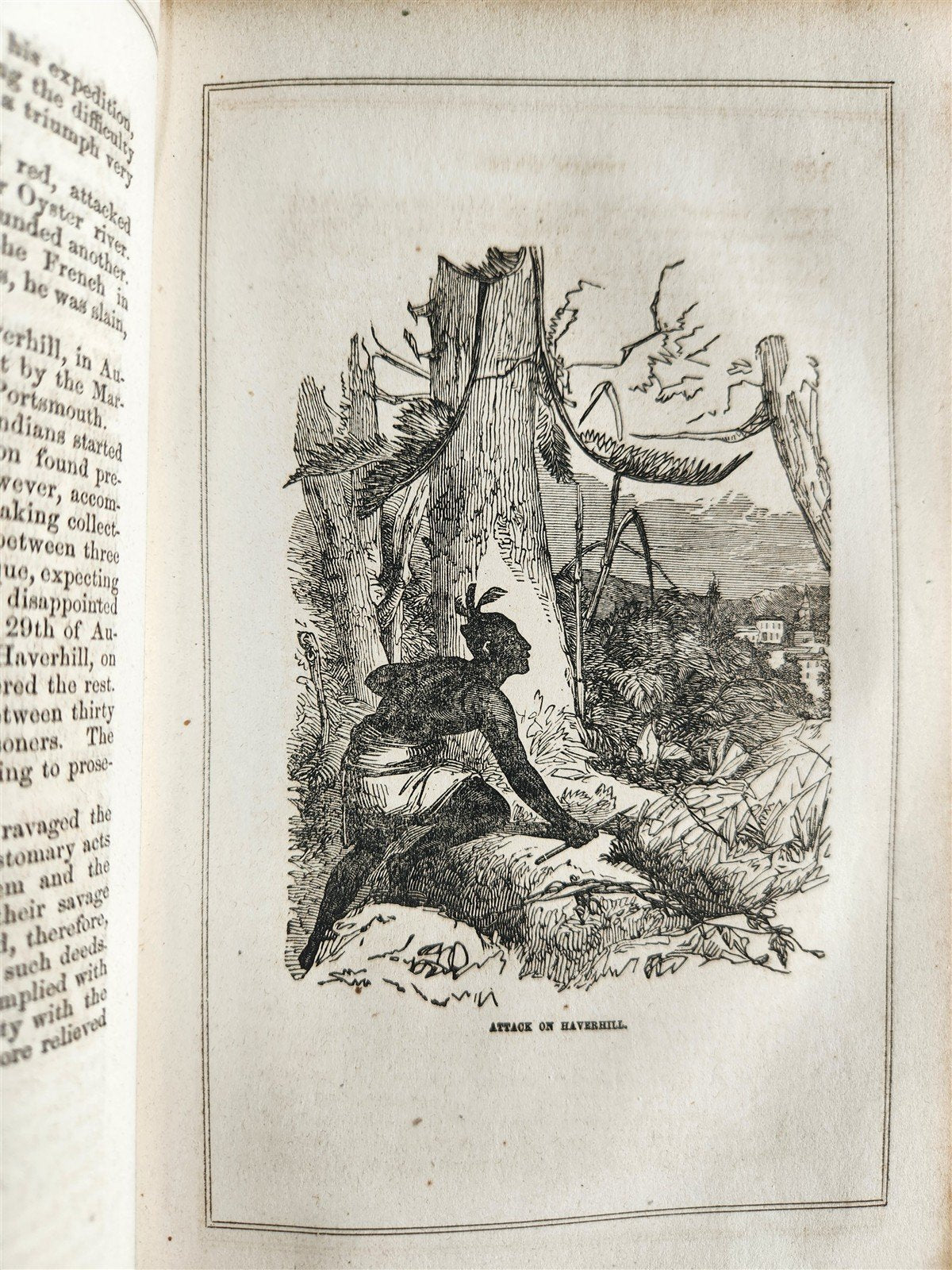 1851 INDIAN WARS IN UNITED STATES by John Frost antique AMERICANA illustrated