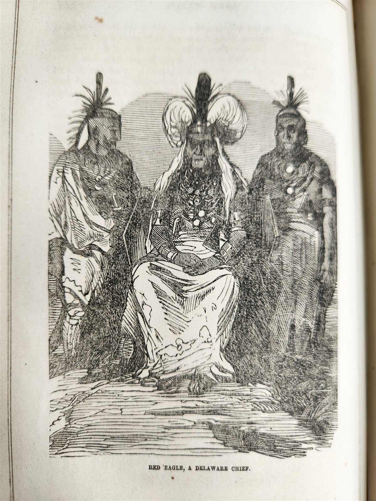 1851 INDIAN WARS IN UNITED STATES by John Frost antique AMERICANA illustrated