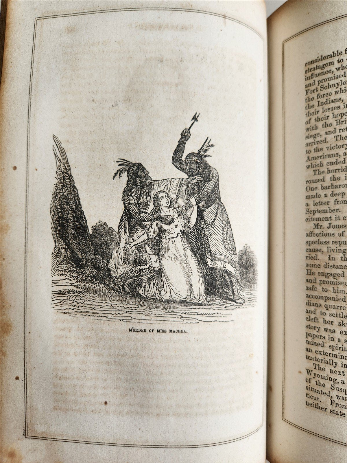 1851 INDIAN WARS IN UNITED STATES by John Frost antique AMERICANA illustrated