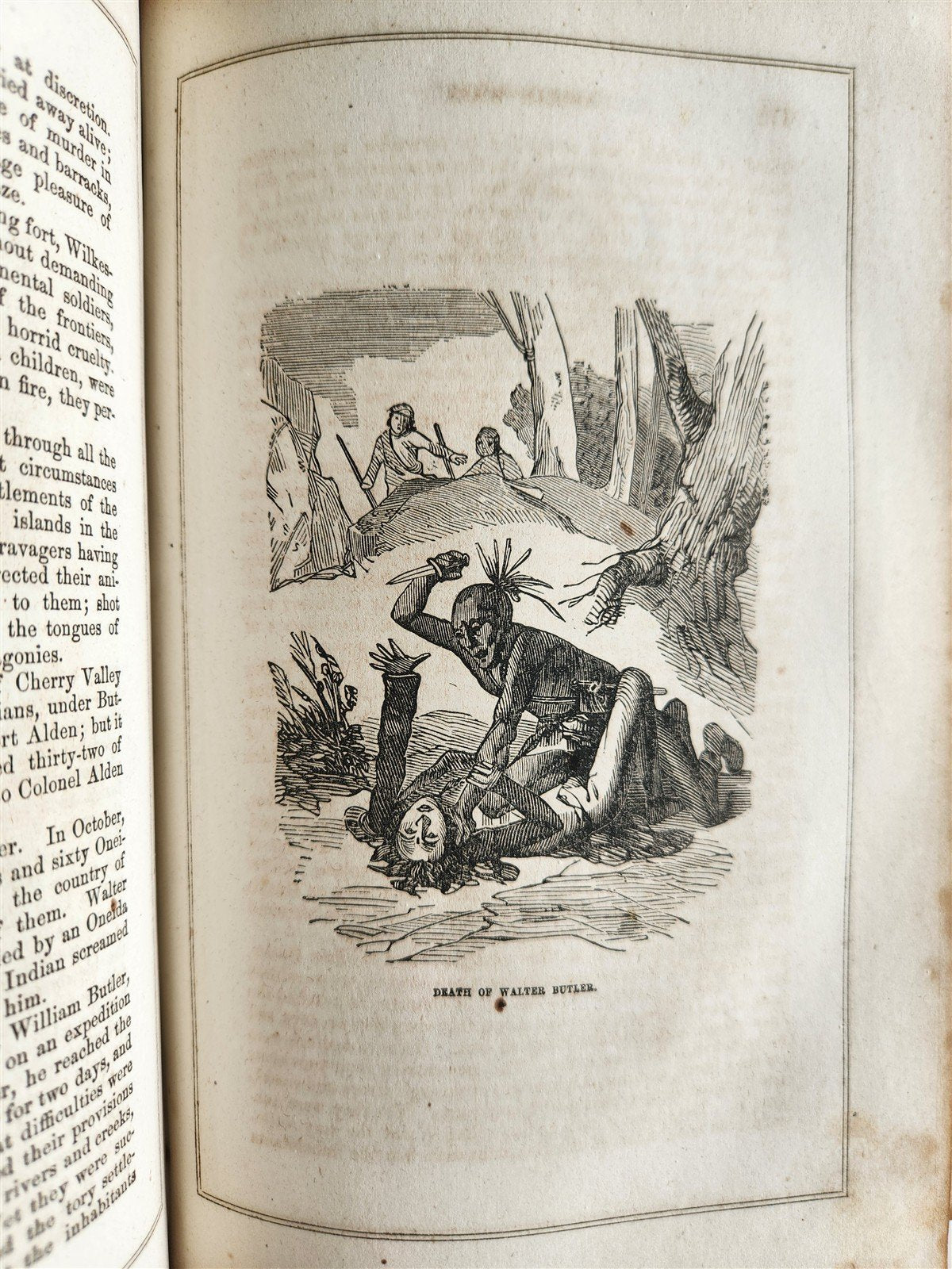 1851 INDIAN WARS IN UNITED STATES by John Frost antique AMERICANA illustrated