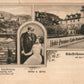 GERMANY HEIDELBERG HOTEL PENSION CAFE ANTIQUE POSTCARD