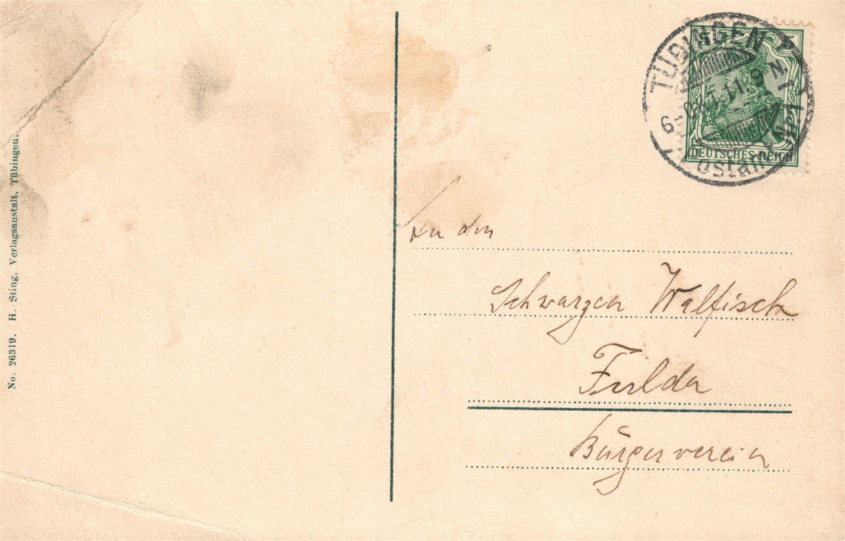 GERMANY TUBINGEN ANTIQUE POSTCARD