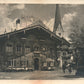 GERMANY GARMISCH HOTEL HUSAR ANTIQUE POSTCARD