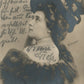 SWEDISH OPERA STAR SIGRID ARNOLDSON ANTIQUE REAL PHOTO POSTCARD RPPC