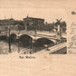 GERMANY GRUSS AUS BERLIN FRIEDRICHSBRUCKE BRIDGE ANTIQUE POSTCARD